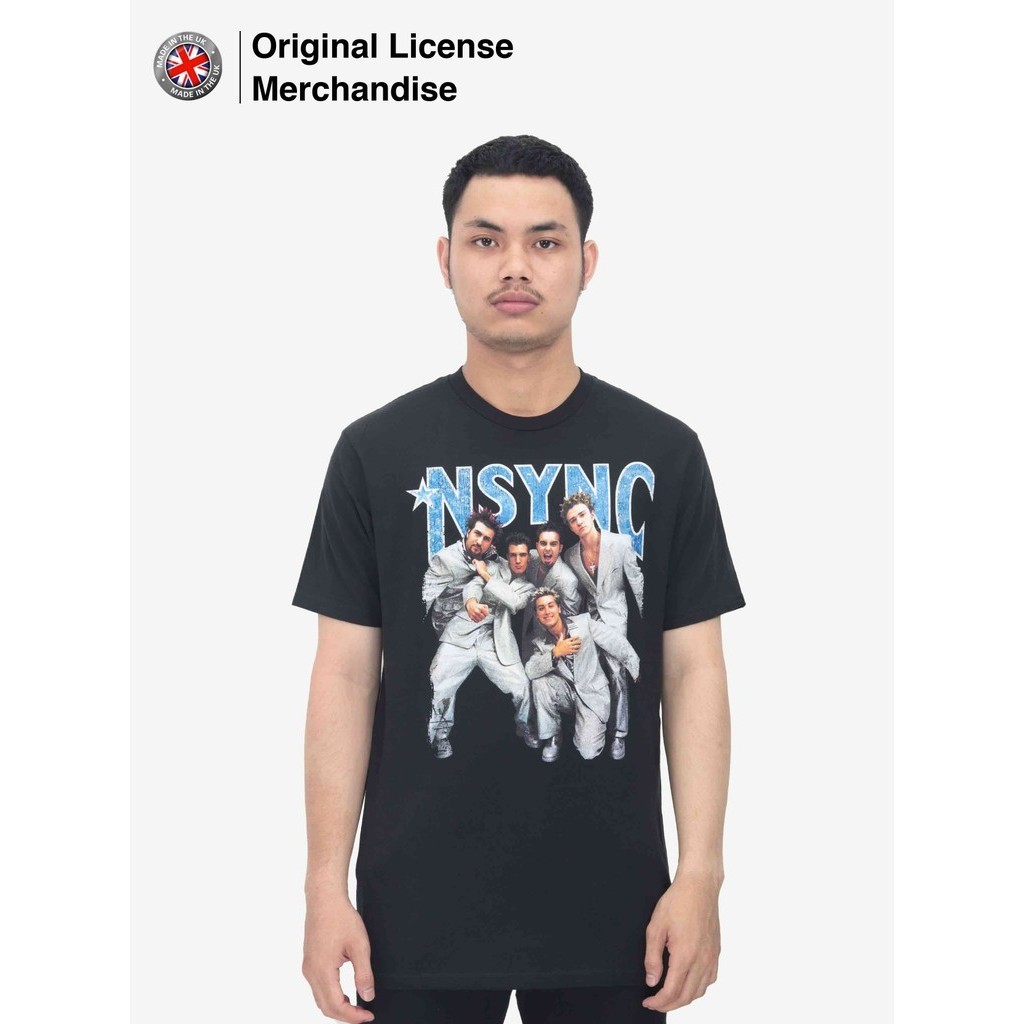 Kaos Baju Band Musik Pria Cowok Dewasa Katun Motif NSYNC Strike A Pose