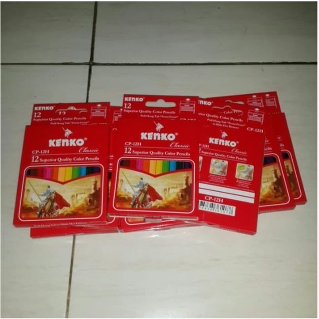 

Kenko Pensil Warna 12 Warna Pendek