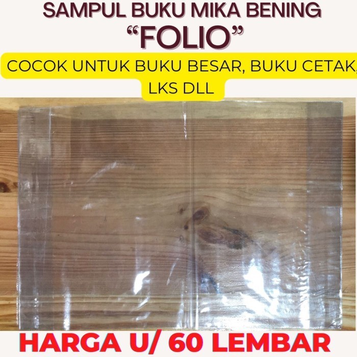 

Sampul Buku Plastik Mika Bening "Boxy dan Kuarto" Isi 60lbr - mikaBOXY