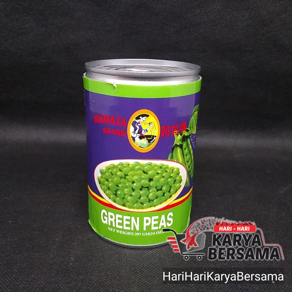 

KACANG POLONG KALENG MAMATA BRAND GREEN PEAS 397GR
