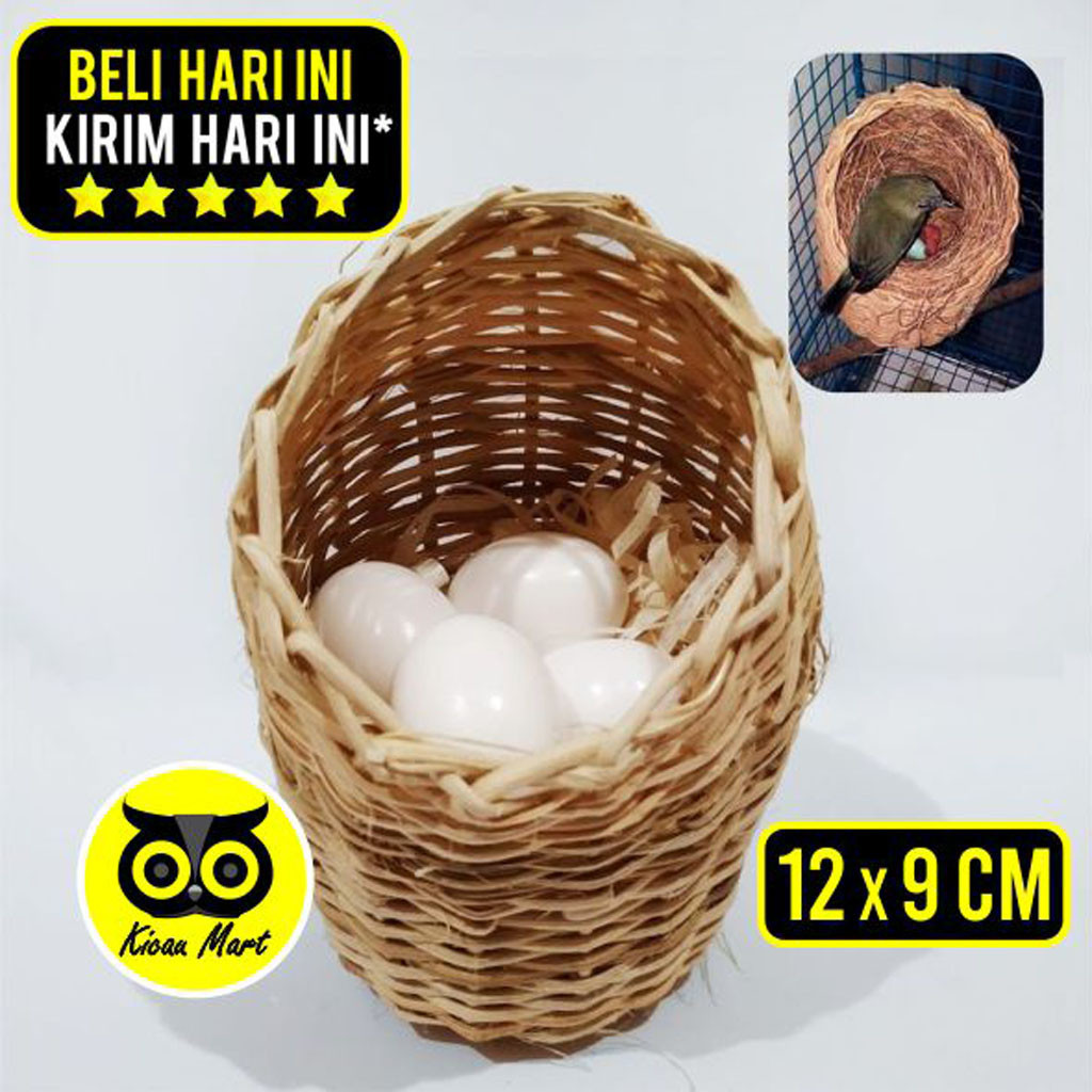 KICAU MART SERAT GOWOK SARANG SUSUH TEMPAT BERTELUR TELUR BURUNG LOVEBIRD LOVE BIRD KENARI PARKIT TE