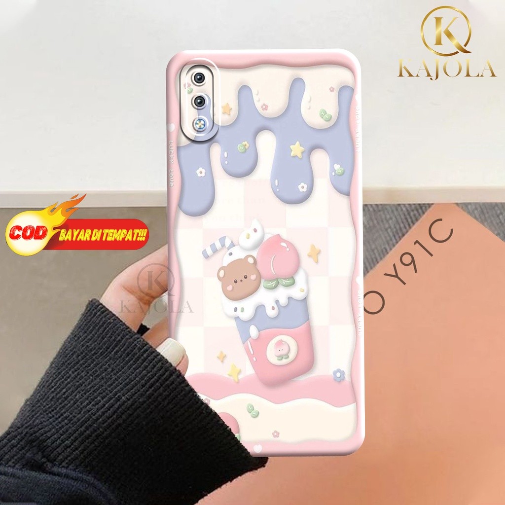 Case Hp Vivo Y91c / Y1s - Case Vivo 1820 - Casing Hp Vivo Y91c / Y1s - Silicon Hp - Cover Hp - Akses
