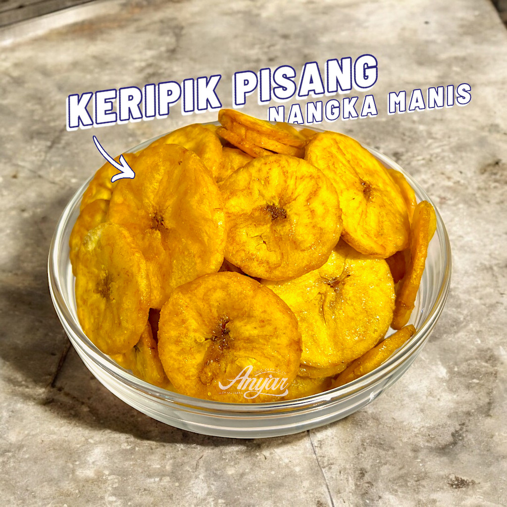 

Keripik Pisang Nangka Bulat Manis Gurih Renyah @250gr
