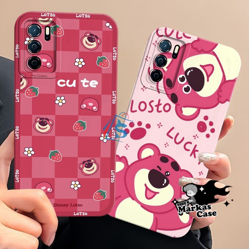 Softcase OPPO A16 A16S A54S A54 A55 4G A15 A15S A16K A16E Motif Lotso Toy Story Kekinian - Case Oppo