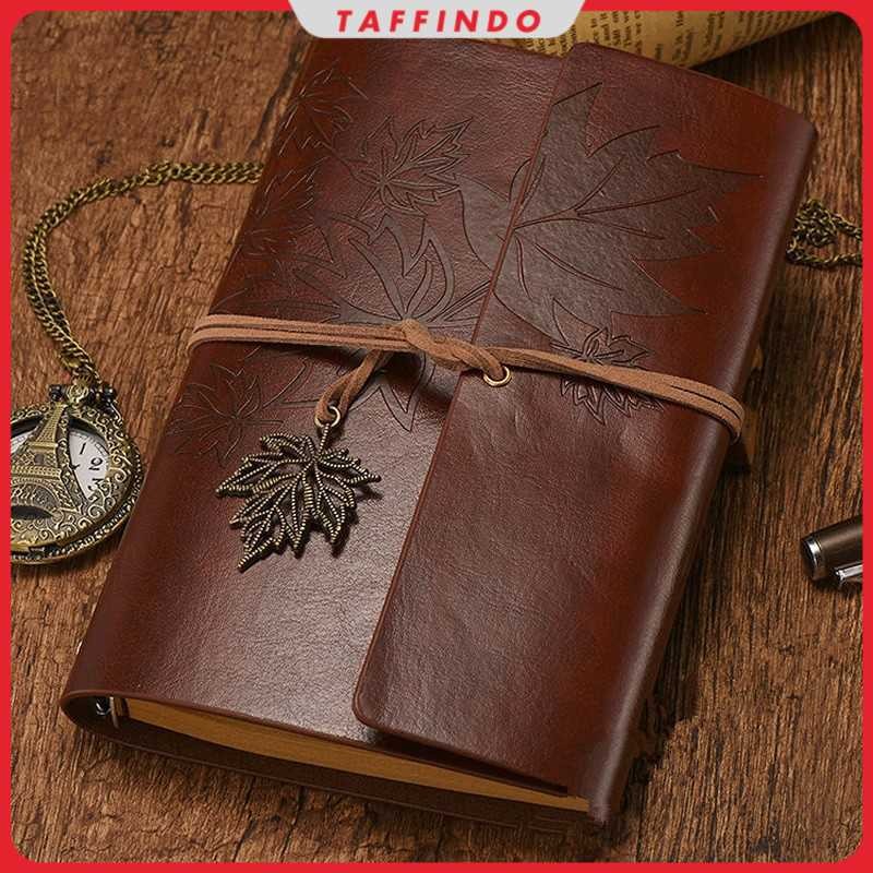 

Toddi AIMEE Buku Catatan Binder Notebook Cover Kulit Vintage Maple - AM-16