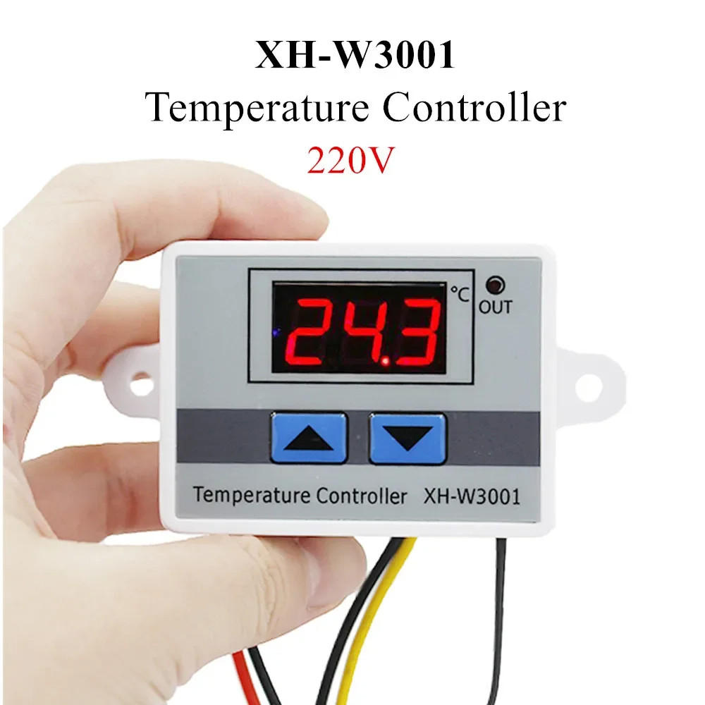 bestpromo termostat digital w3001 220v thermostat ac mesin tetas telur full otomatis penetas