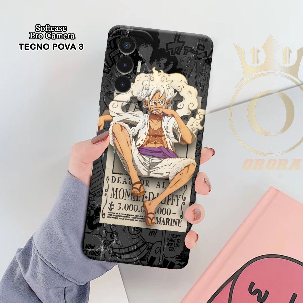 Softcase Tecno Pova 3 - ORORA  - Casing Tecno Pova 3 - Motif case ANIME - Tecno - Softcase Tecno Pov