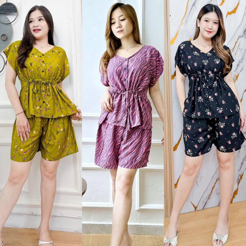 DASTER PUTRI BALI - AYANA CELANA PENDEK SETELAN DASTER BALI