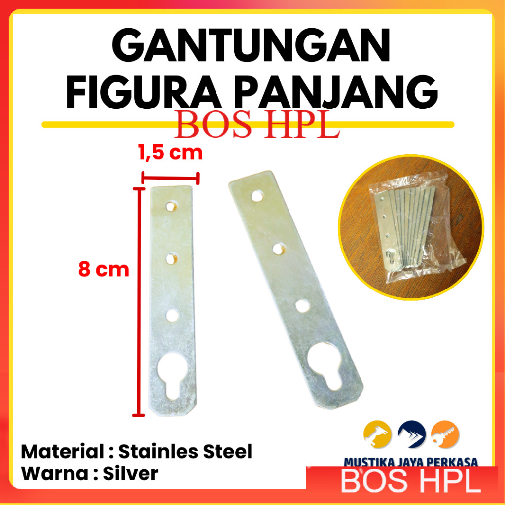 Gantungan Vigura Panjang / Plat Pigura Vigura Figura