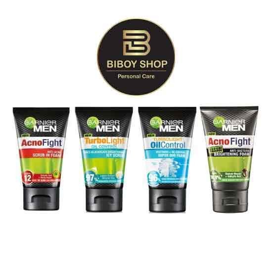 GARNIER MEN SABUN CUCI MUKA 100ML - ALL VARIAN - GARNIER MEN WASABI, GARNIER MEN OIL CONTROL, GARNIE