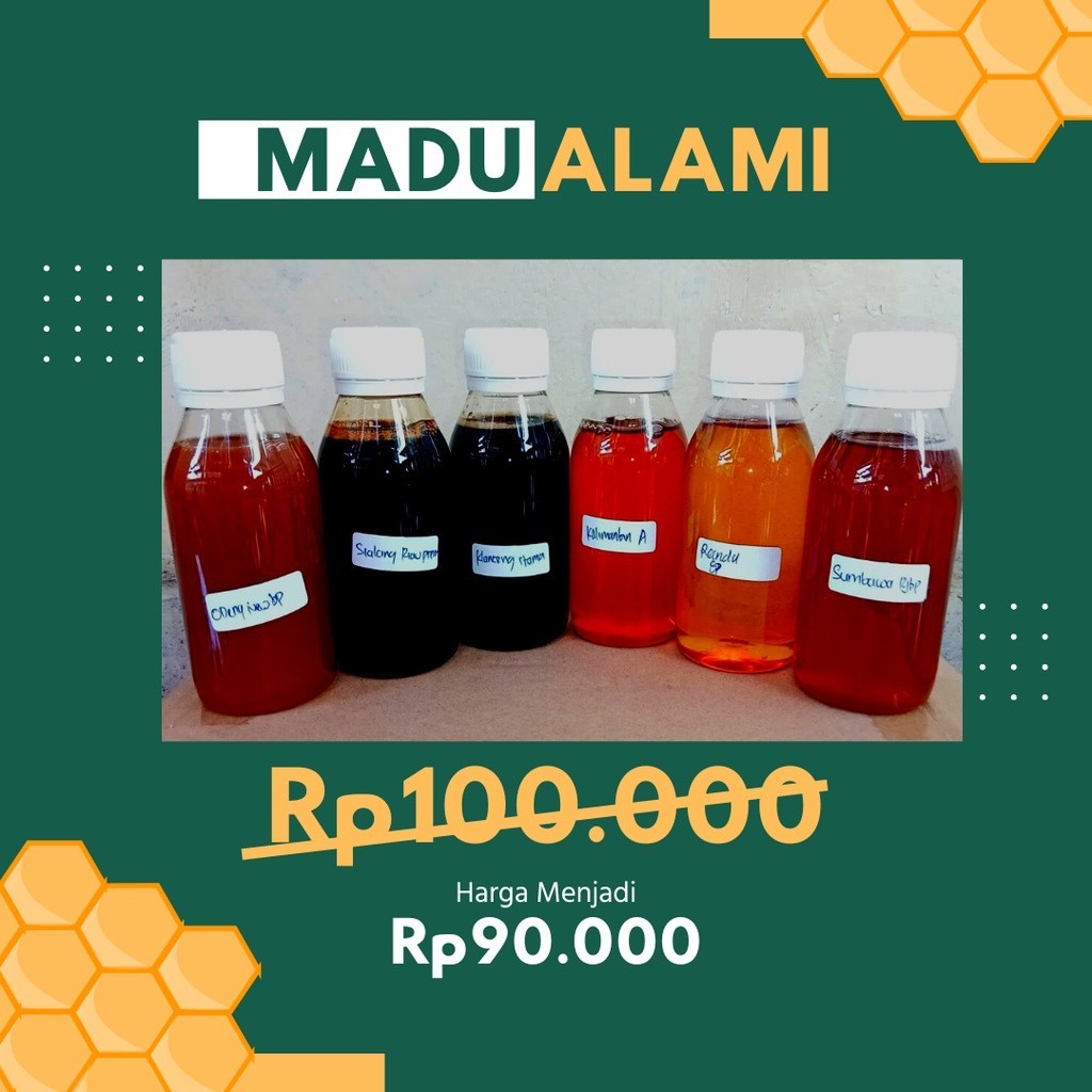 

Madu Klanceng Murni Asli Lebah Apis Trigona 170 Gram