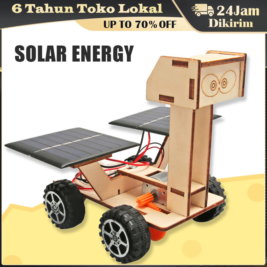 Mainan Anak DIY Moon Rover Engineering Project Anak / DIY Mobil Bulan Tenaga Surya