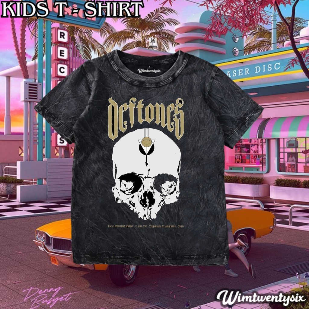 kaos deftones washing vintage tee | kaos anak | baju anak