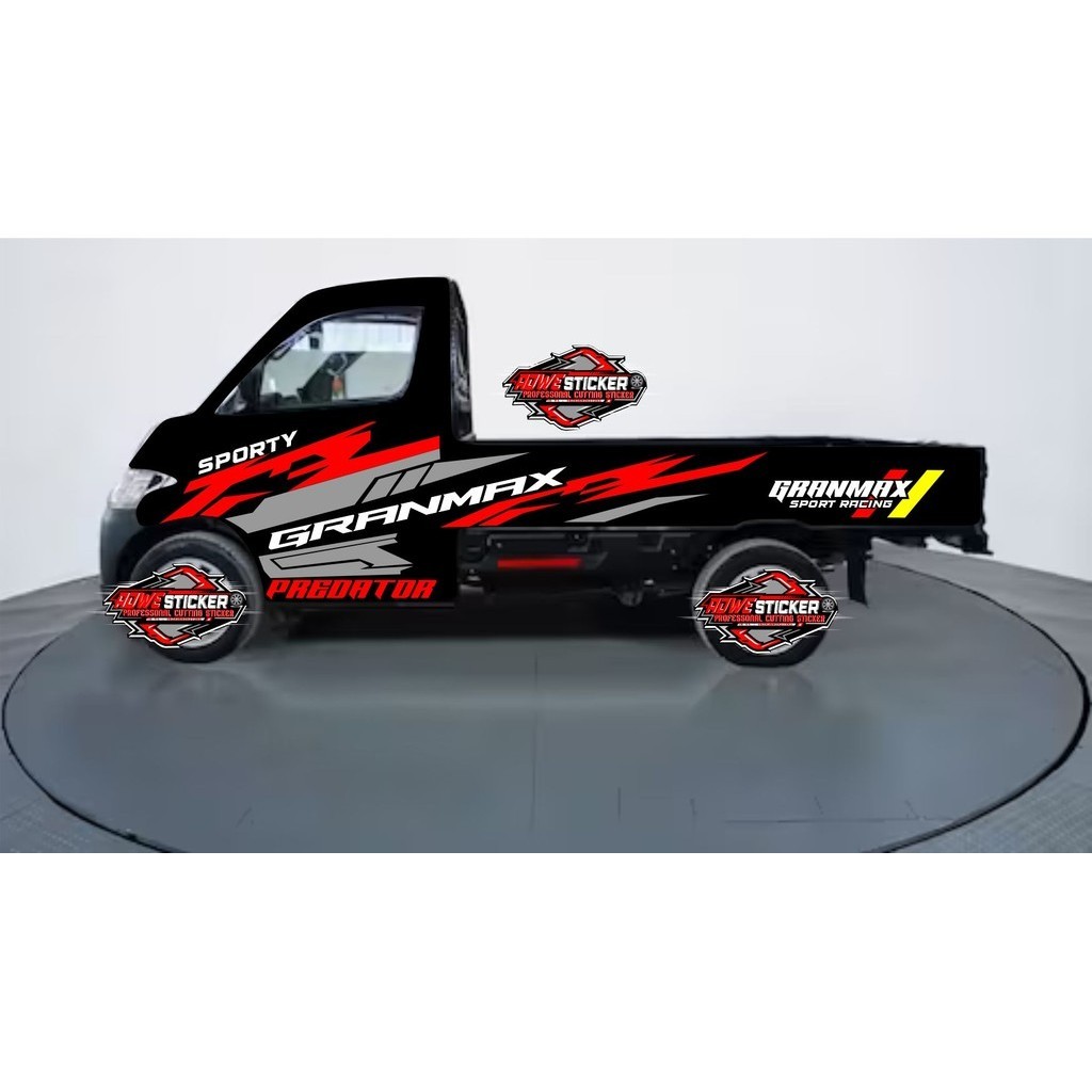 sticker mobil pick up GRAND MAX desian