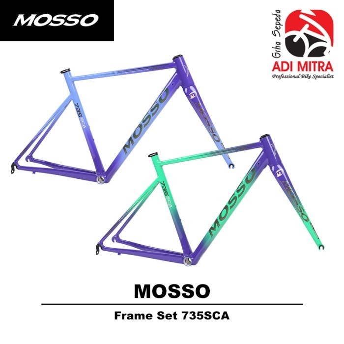 Mosso Frame Set Sepeda Road 735SCA Sepeda Balap 700C