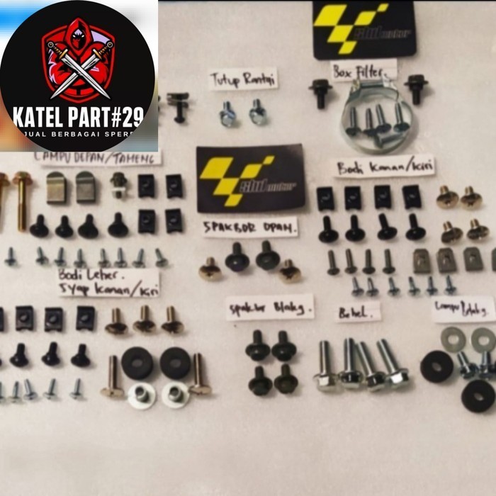 Baut Baud Body - Bodi Full Set Honda Blade New