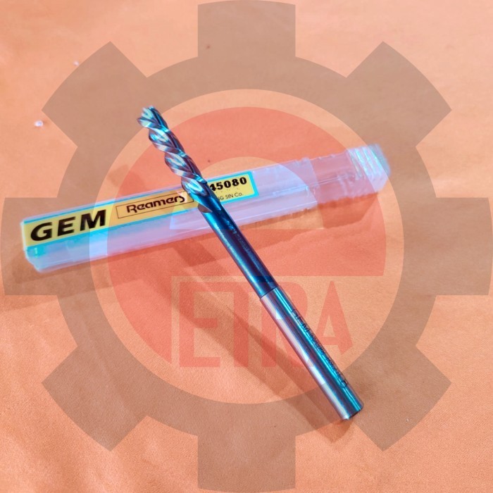 HAND REAMER HELIX H7 8mm - REAMER SPIRAL 8 mm GEM Original