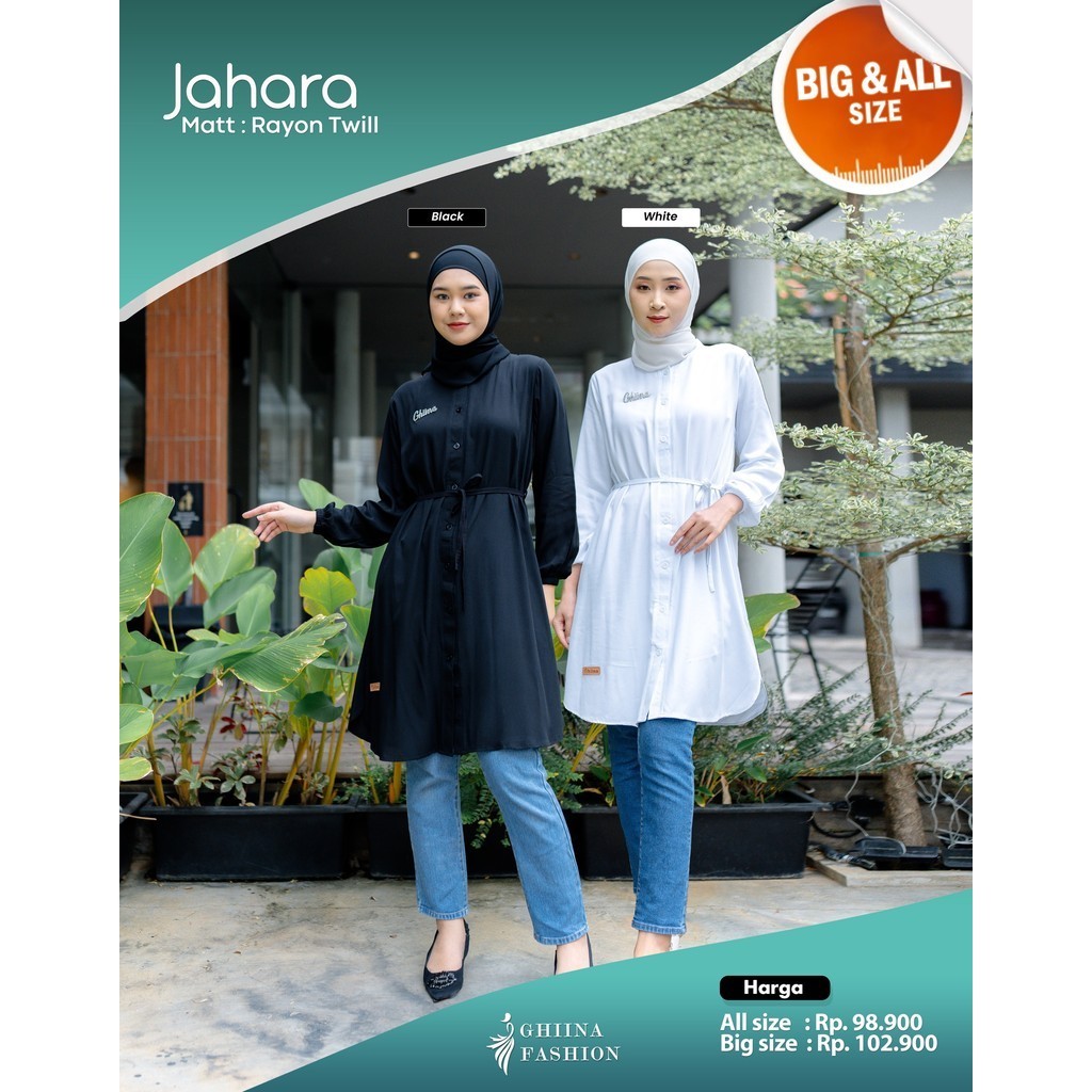 JAHARA TUNIK BY GHINA FASHION BAJU WANITA