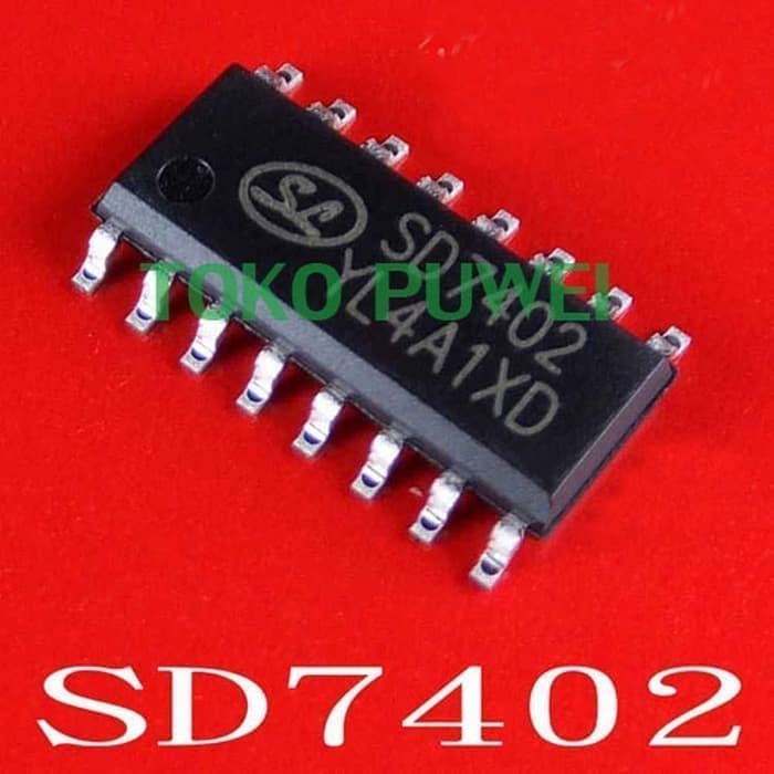 SD7402 Three-Channel Audio Amplifier sama HD0802A DIP 16 Pin BC07 Original Quality