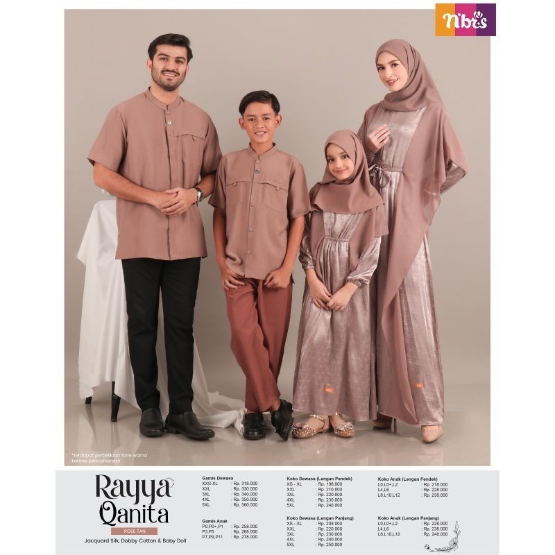 NIBRAS RAYYA SERIES QANITA /RAYYA SERIES QANITA /NIBRAS QANITA /SARIMBIT NIBRAS TERBARU 2024 /COD