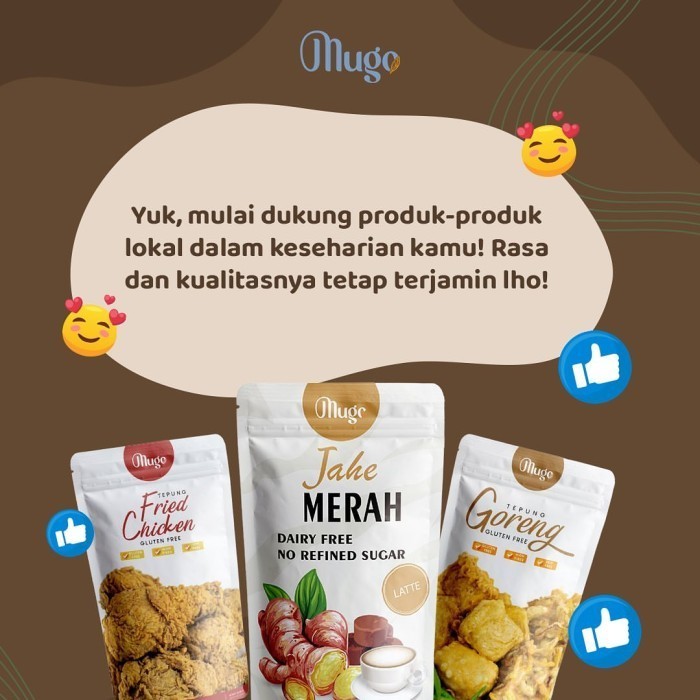 

Mugo Tepung Jagung Polenta Coarse Lokal 500gr - Corn Flour Non GMO - Halus