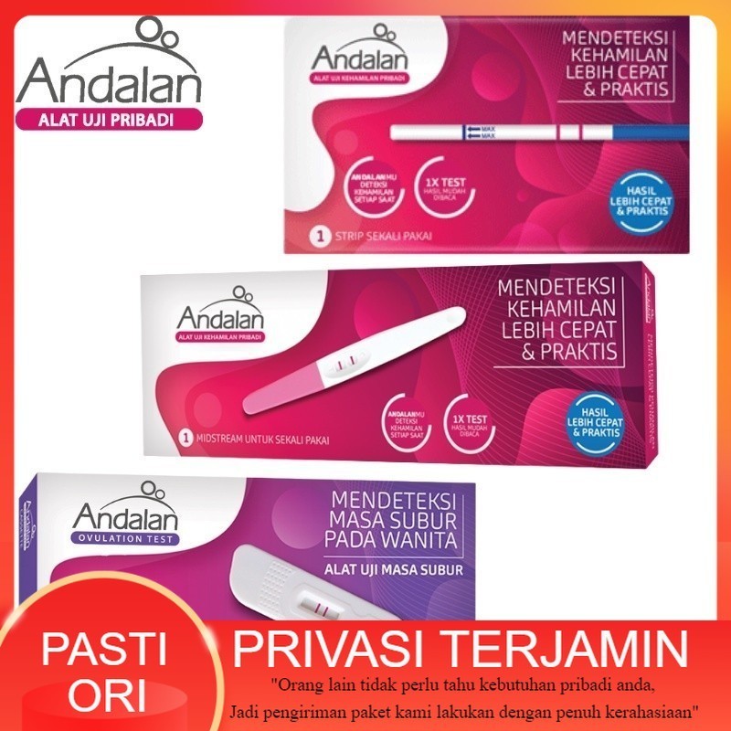 Test Pack  Andalan Alat Uji Kehamilan Pregnancy Kit / Ovulation Test Kit / Test Kit / Test Pack / Pr