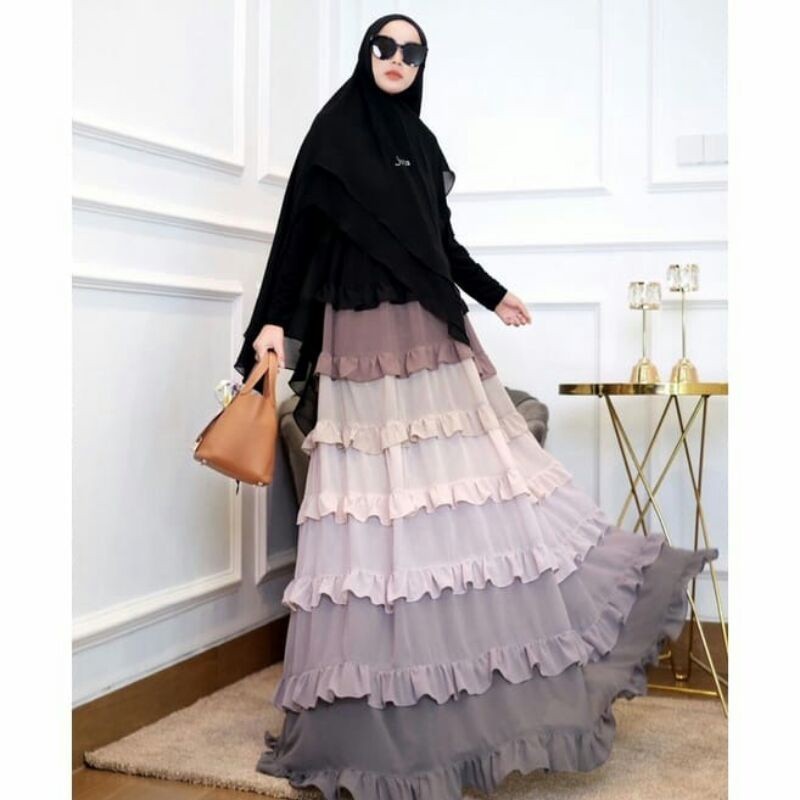 [JOZA CLOTHING] GAMIS SYARI TERBARU " RAINBOW SERIES " by Joza Clothing