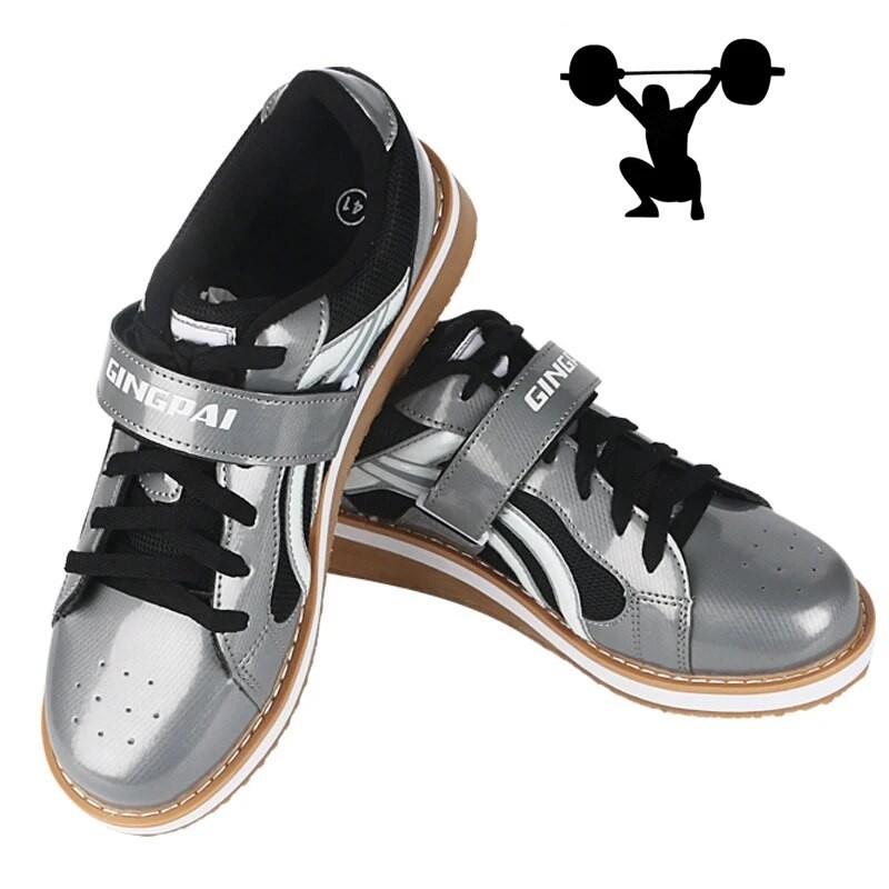 Plus Size Professional Adult Weight Lifting Shoes For  Power Lifting Exercise Training Leather Non S