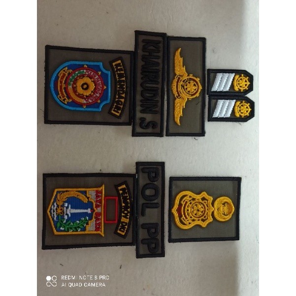 Atribut PDL pol pp 3D (bordir timbul)