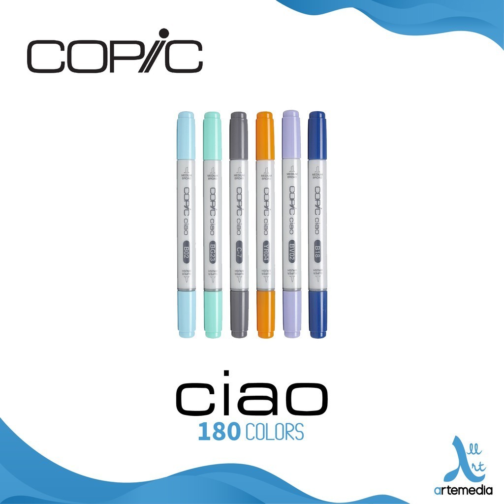 

Copic Ciao Graphic Marker Alcohol Based Dye Ink Refillable Satuan