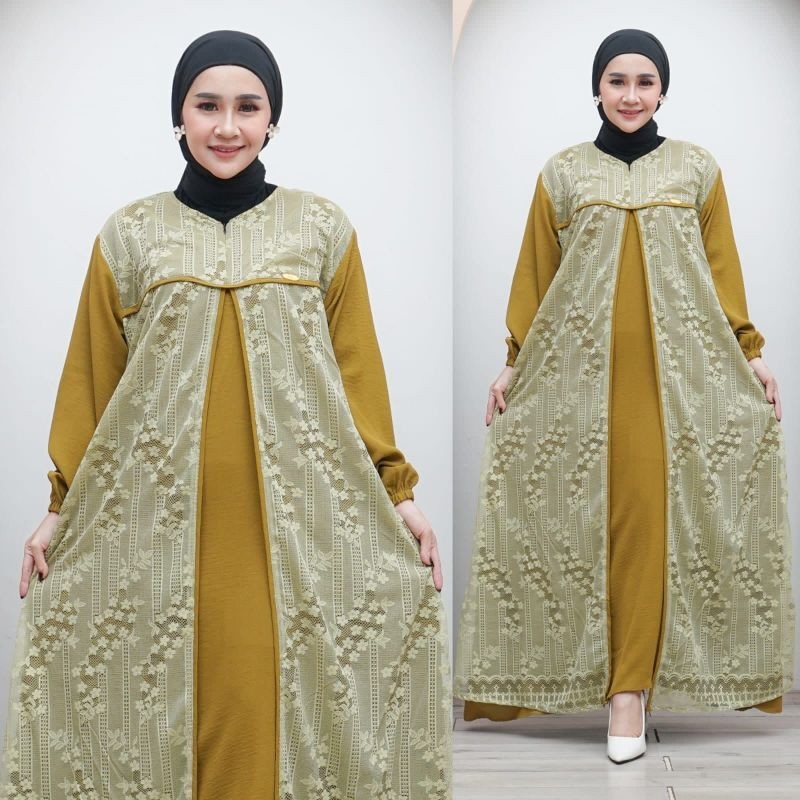 DISKON GAMIS LEBARAN CRINKLE ROMPI MIX BROKAT SUPER DUPER MEWAH JUMBO LD 120 TERBARU TERMURAH DAN TE