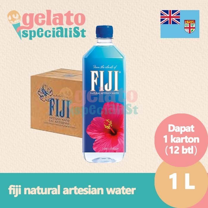 

Fiji Artesian Natural Mineral Water 1L 1 Dus isi 12 pcs