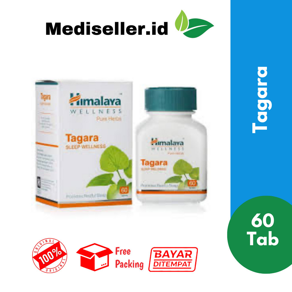 Himalaya Tagara Original 100%, Insomnia, Tidur nyenyak, Gangguan Tidur