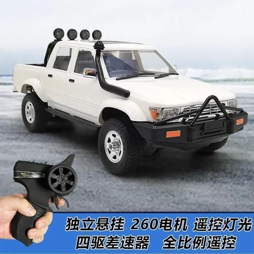 WPL D62-1 Pickup Skala 1/16 2.4G RWD 15KM/H Full Propo RC Car Mobil Remot Mainan Anak Asli Murah Ori