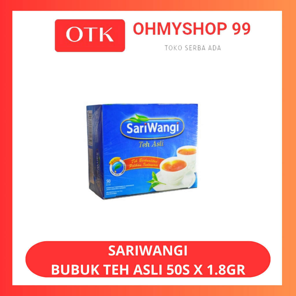 

SARIWANGI Bubuk Teh Asli Celup 50S