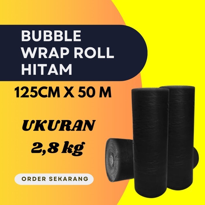 

Bubble Wrap Hitam Roll 2,8 Kg - UTUH, Hitam