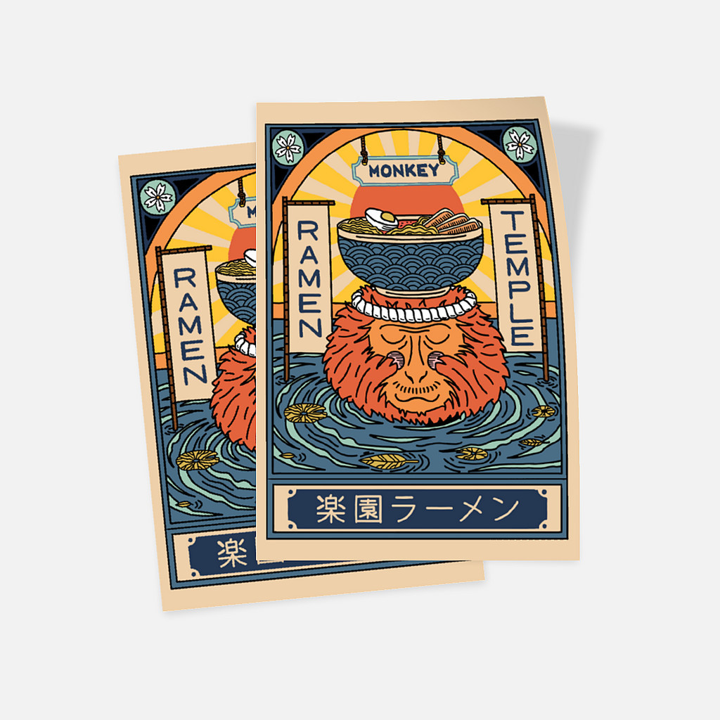 

Matte Sticker - Set of 2 model Jepang - Food and Nature