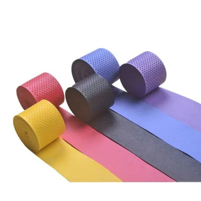 GRIP RAKET KARET BADMINTON BULUTANGKIS BINTIK