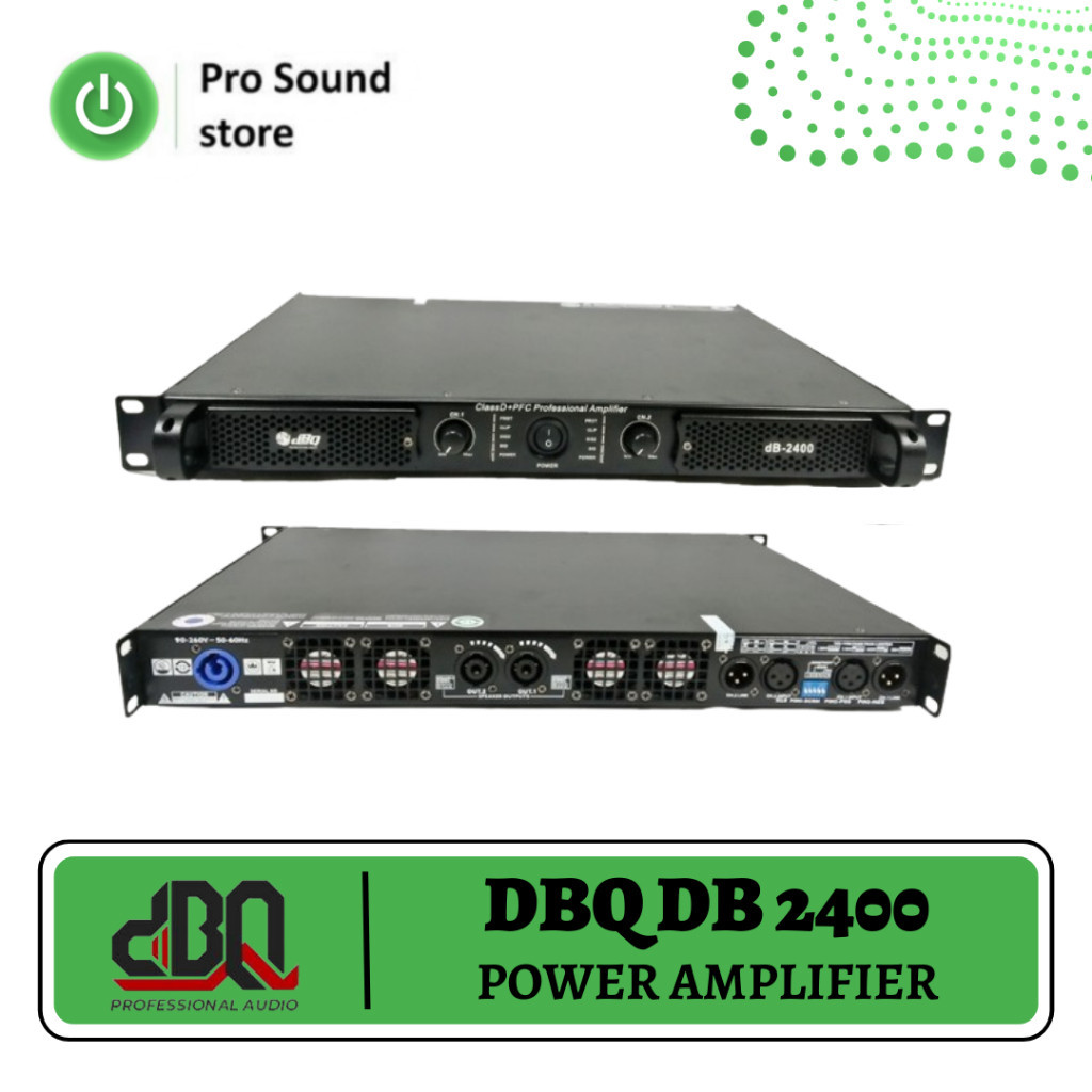 POWER AMPLIFIER DBQ DB 2400