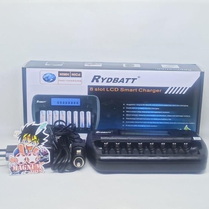 chager Rydbatt 8 slot