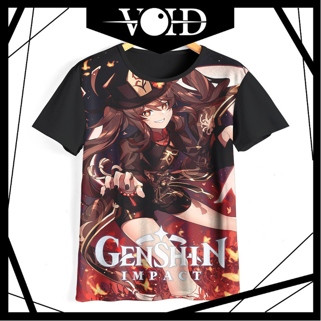 Kaos Genshin Impact Keren dan Adem | Kaos Hu Tao Genshin Impact | 04HTGI Hu Tao Genshin Impact