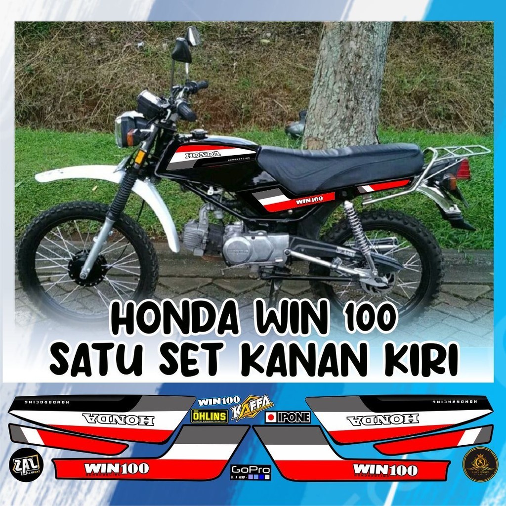 VARIASI POLET Striping Variasi Stiker List Motor Honda Win Sticker Custom Variasi Liat Style POLET