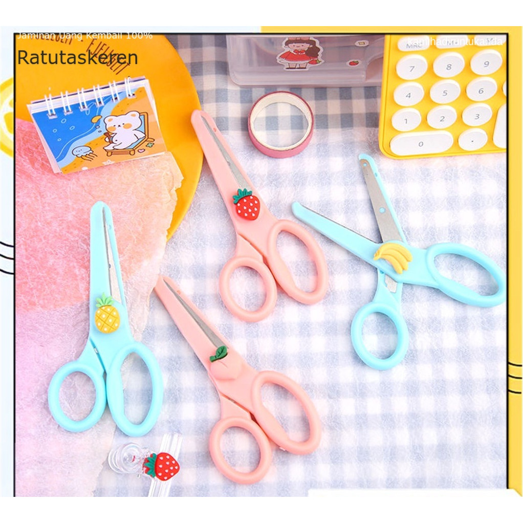 

Gunting Lucu Macca Alat Tulis Anak Sekolah Kartun Diy Kertas Buatan Tangan Kantor Kecantikan Portabel Portabel Portabel Scissors Keren