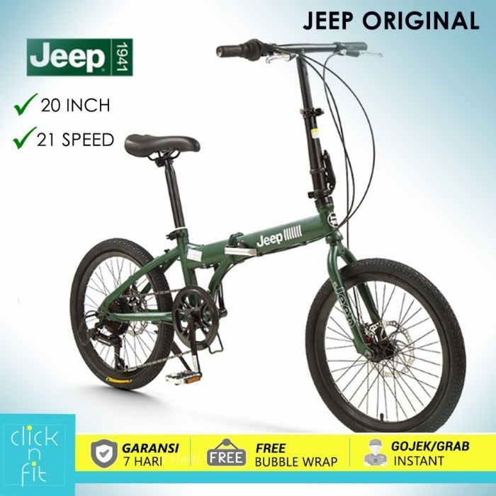 HOT PROMO SALE sepeda lipat jeep 20 inch