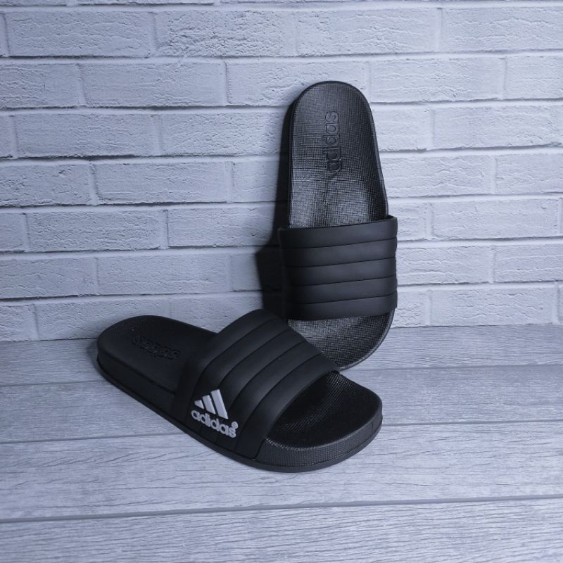 Sandal Pria Import Adidas A35 Slide Black 100% Grade Original Made In Vietnam