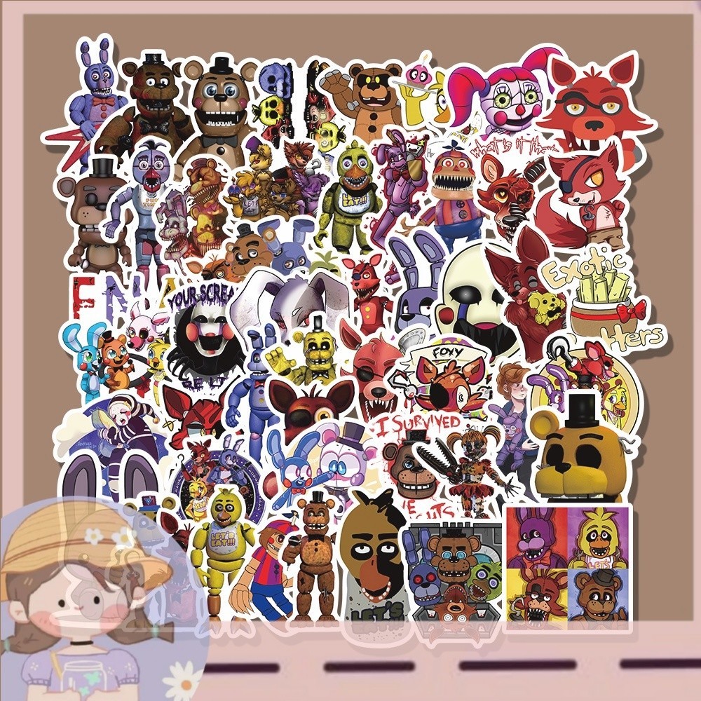 

PROMO 25 Pcs Stiker Motif Kartun Five Nights at Freddy 's Tahan Air Untuk Dekorasi Laptop HELLO.NUZA