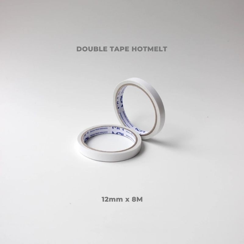 

[RP] Double Tape 12 mm MPI / Perekat Dua Sisi 1/2 Inch