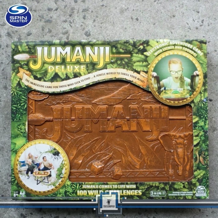 Jumanji Deluxe Board Game Spin Master Games Interactive Collectible