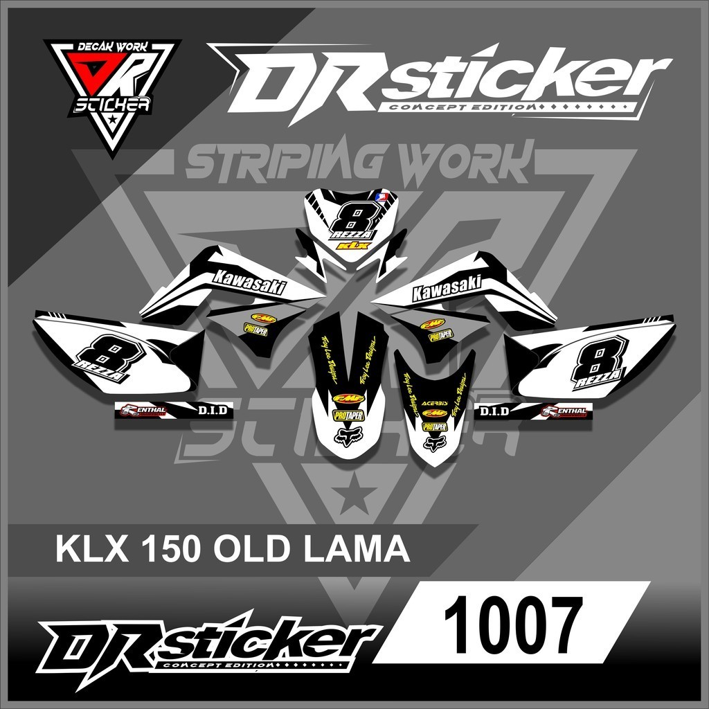 Decal sticker motor KLX150/ striping KLX 2015/ syicker Klx full body Desain Suka-suka