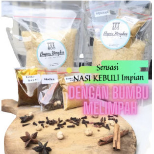 

BERAS BASMATI DAN BUMBU NASI KEBULI / PAKET BASMATI 1 KG PLUS BUMBU